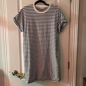 Frank and Oak Striped T-Shirt Dress